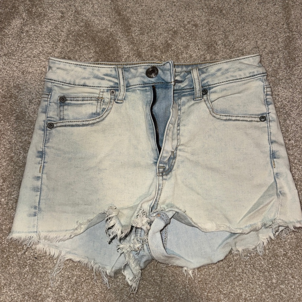 American Eagle Outfitters Light Blue Jean Shorts
